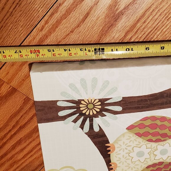 Owl Wall Art Canvas Print -Cute Whimsical Child's Room /Anywhere - 16.5 X 16.5" - Picture 11 of 12